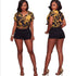 Chain print fashion female blouse shirt